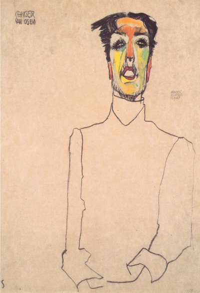 奥森的歌手 作者 Egon Schiele